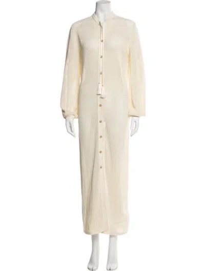 Pre-owned Frame Printed Coat W/ Tags In Neutral