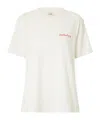Frame Printed Cotton-jersey T-shirt In White