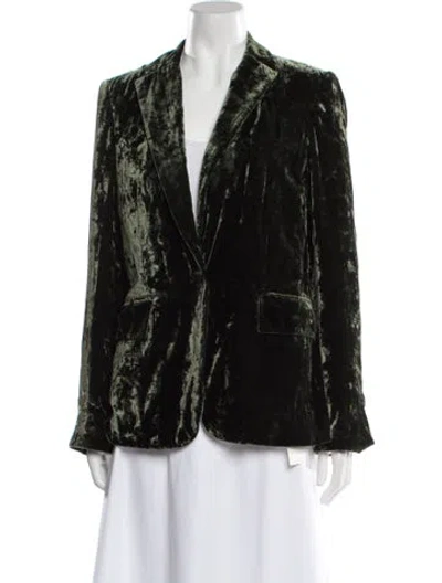 Pre-owned Frame Printed Jacket In Black