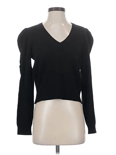 Pre-owned Frame Pullover Sweater In Black
