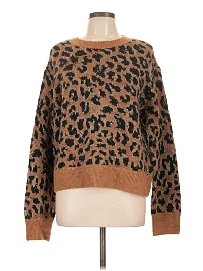 Pre-owned Frame Pullover Sweater In Brown