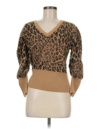 Pre-owned Frame Pullover Sweater In Brown
