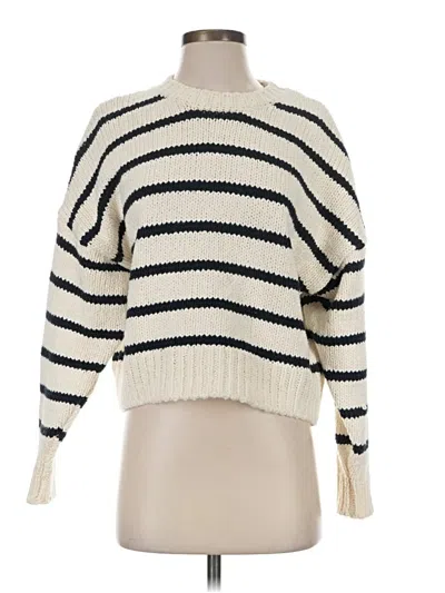 Pre-owned Frame Pullover Sweater In Ivory