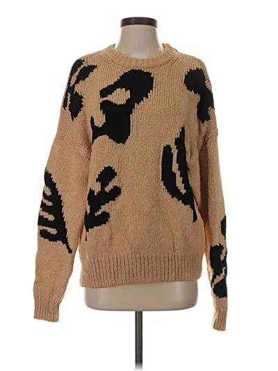 Pre-owned Frame Pullover Sweater In Tan