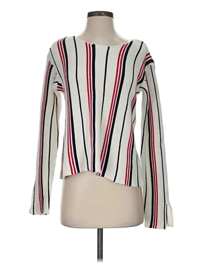 Pre-owned Frame Pullover Sweater In White