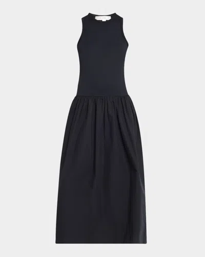 Frame Racer Tank Dress In Black