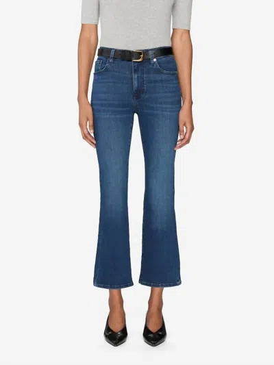 Frame Reboot Cropped Jean In Keepsake In Blue