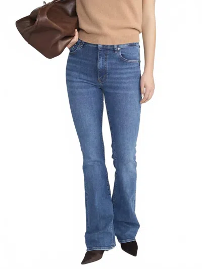 Frame Reboot High Rise Bootcut Jeans In Charity In Blue