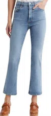 Frame Le High Straight Cropped High-rise Straight-leg Jeans In Blue