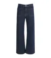 Frame Refined Flared Jeans In Blue