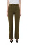 Frame Refined Straight Leg Pants In Tree Moss In Multi