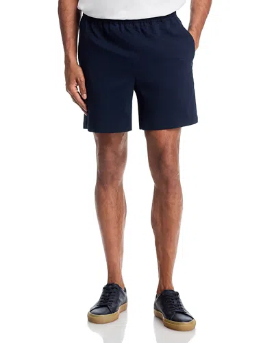 Frame Regular Fit 5.5 Seersucker Shorts In Blue
