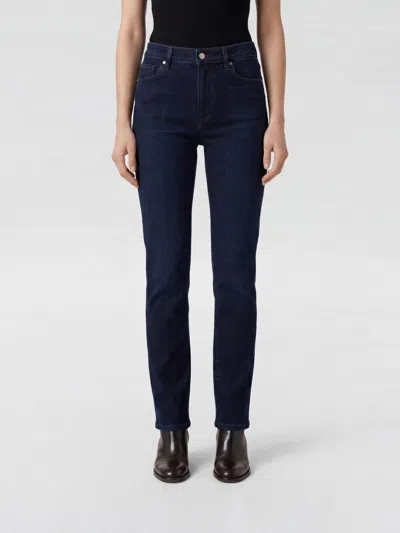 Frame Jeans Woman Color Denim In Black