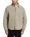Frame Regular Fit Overshirt In Neutral