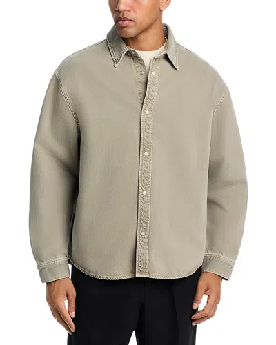 Frame Regular Fit Overshirt In Neutral
