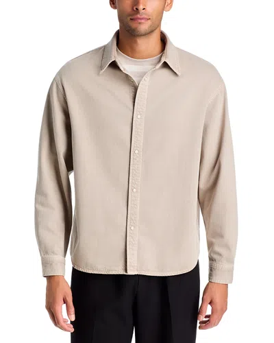 Frame Regular Fit Overshirt In Neutral