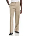Frame Regular Fit Wide Leg Wool Pants In Nude