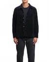 Frame Relaxed Corduroy Tee In Dark Navy