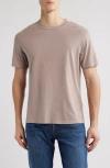 Frame Relaxed Cotton T-shirt In Dusty Pink