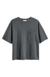Frame Relaxed-fit Cotton T-shirt In Gray