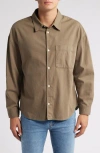 Frame Relaxed Fit Denim Button-up Shirt
