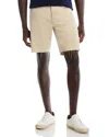 Frame Relaxed Fit Raw Hem Shorts In Beach Sand