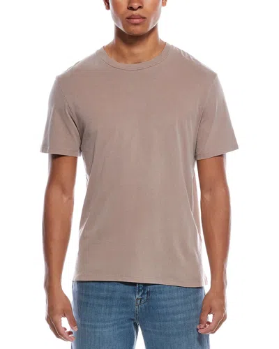 Frame Relaxed Cotton T-shirt In Dusty Pink