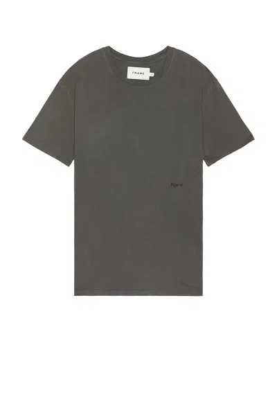 Frame Cotton-jersey T-shirt In Dark Gray