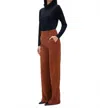 Frame Relaxed Trouser In Tawny In Multi