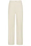 Frame Relaxed Trousers In Beige