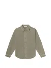 Frame Relaxed-fit Long-sleeve Overshirt In Multi
