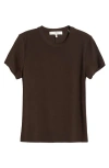 Frame Rib Baby Tee In Espresso