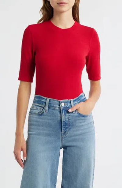 Frame Rib Crewneck T-shirt