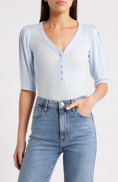 FRAME FRAME RIB RUCHED HENLEY