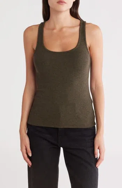 Frame Rib Scoop Neck Tank Top