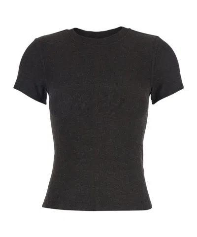 FRAME RIBBED CREW NECK T-SHIRT