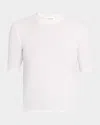 Frame Rib Crewneck T-shirt In Black