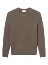 Frame Ribbed-knit Sweater In Brown