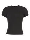 Frame Ribbed Short-sleeve T-shirt In Multi