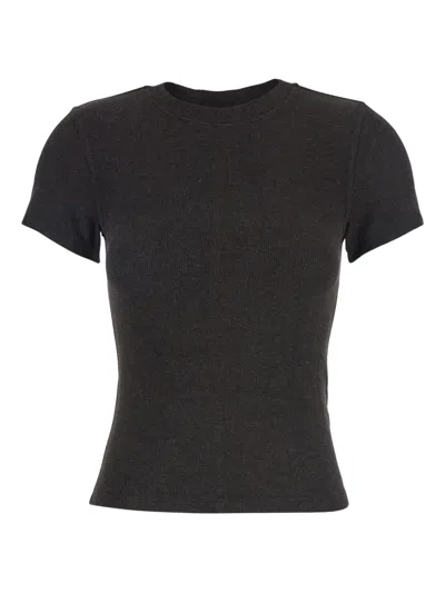FRAME RIBBED SHORT-SLEEVE T-SHIRT