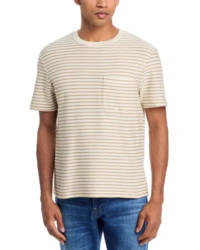 Frame Ribbed Striped Tee In Multi