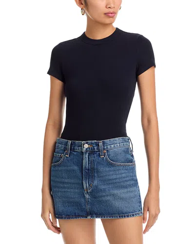 FRAME RIBBED TEE