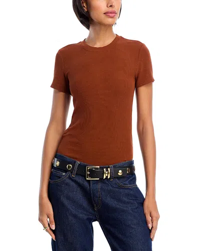 FRAME RIBBED TEE