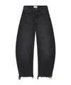 Frame The Bubble Crop High Rise Jeans In Limitless