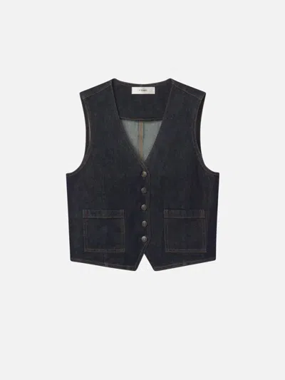 Frame Rins Vest In Navy