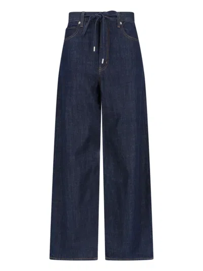 Frame Rinse Denim Jeans In Blue