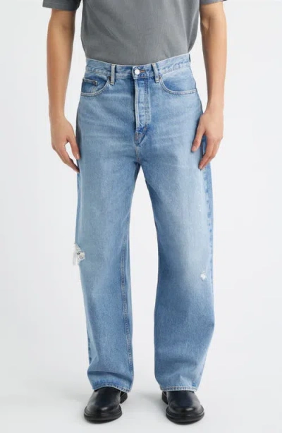 Frame Ripped Baggy Jeans In Pattern