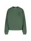 Frame Ritz Crew Neck Sweatshirt In Green