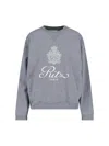 Frame Ritz Crew Neck Sweatshirt In Gray