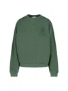 Frame Ritz Crew Neck Sweatshirt In Green